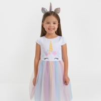 Платье детское "Единорог" KAFTAN, р. 32 (110-116 см) Платье детское "Единорог" KAFTAN, р. 32 (110-116 см)