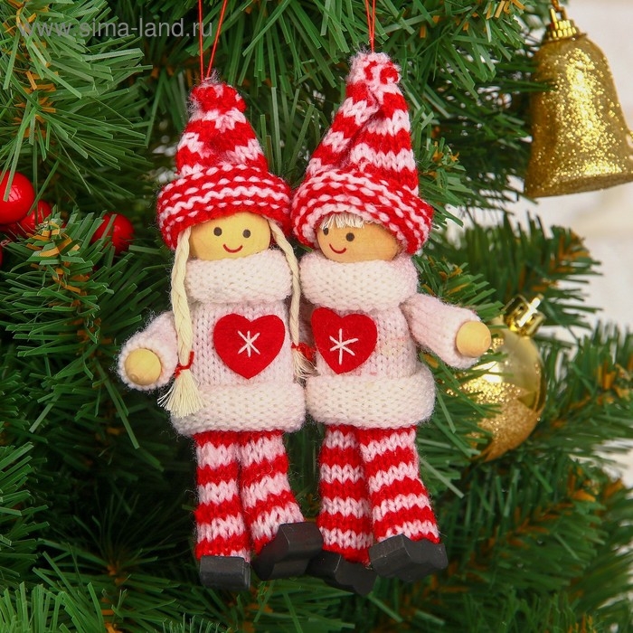 Игрушка-подвеска &laquo;Куколка с сердечком&raquo;, МИКС