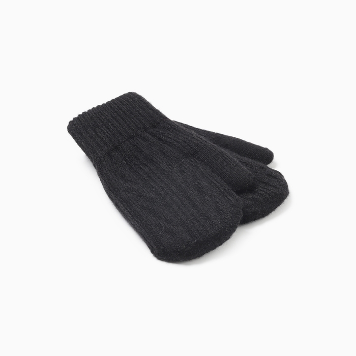 Варежки MINAKU, цвет черный, 21 см Варежки MINAKU, цвет черный, 21 см