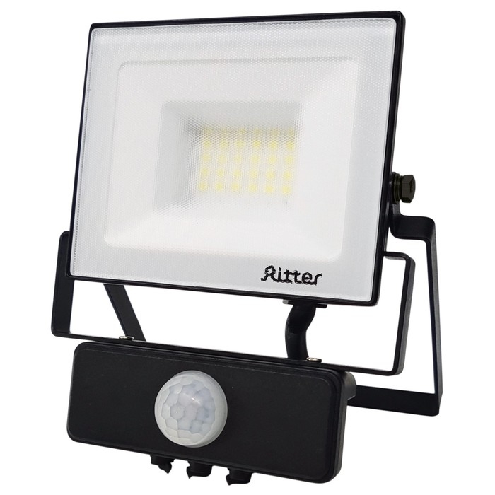 Прожектор светод, PROFI 230В 30Вт 6500К 3000Лм IP65 с датч движ черн, гарантия 5 лет 53421 5 Прожектор светод, PROFI 230В 30Вт 6500К 3000Лм IP65 с датч движ черн, гарантия 5 лет 53421 5