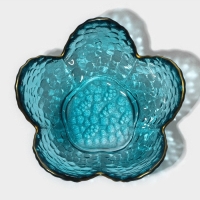 Салатник стеклянный фигурный &laquo;Цветок&raquo;, 150 мл, 12&times;5 см