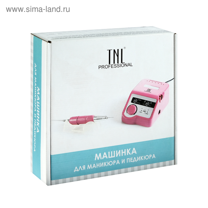 Аппарат для маникюра и педикюра TNL MP-18, 4 фрезы, 35 000 об./мин, 30 Вт, красный