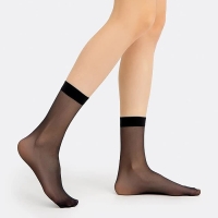 Носки женские капроновые 20den, цвет черный, размер 23-25 Носки женские капроновые 20den, цвет черный, размер 23-25