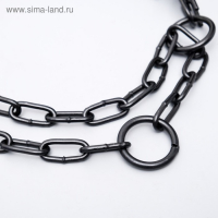 Ошейник строгий пластинчатый вороненый, 55 х 2,3см Ошейник строгий пластинчатый вороненый, 55 х 2,3см