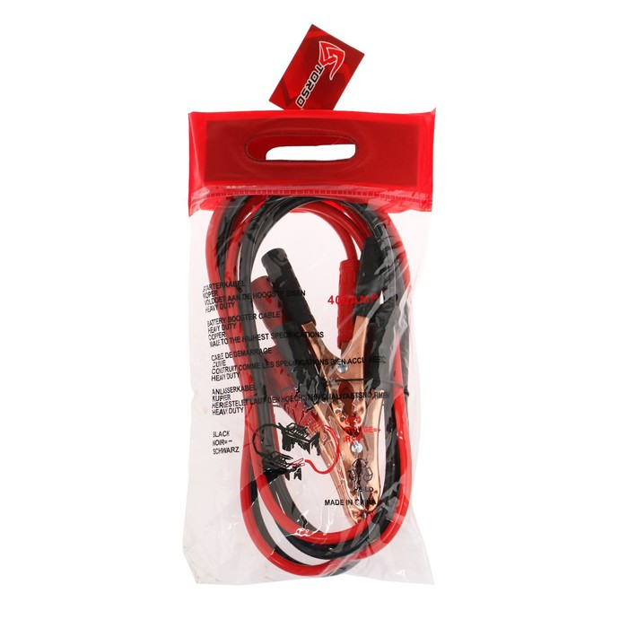 Провода пусковые TORSO, 400 А, -30&deg;/+80&deg;, 2.5 м, 12/24 В