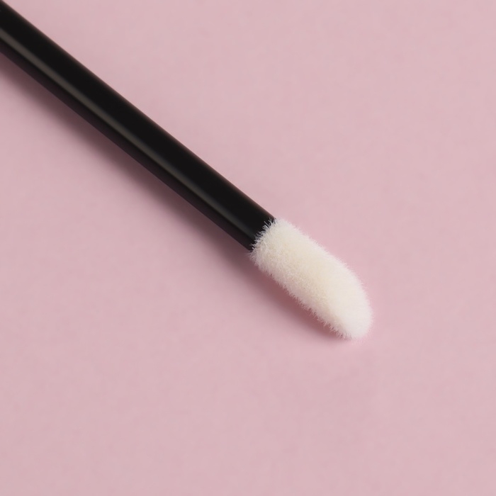 Аппликаторы для помады и блеска, набор - 50 шт, 9 см, цвет чёрный Аппликаторы для помады и блеска, набор - 50 шт, 9 см, цвет чёрный