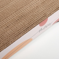 Когтеточка из картона с кошачьей мятой Meow, 45 &times; 18 см