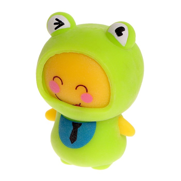 Антистресс сквиш мялка &laquo;Зверята&raquo;, с пастой,цвета МИКС, в шоубоксе