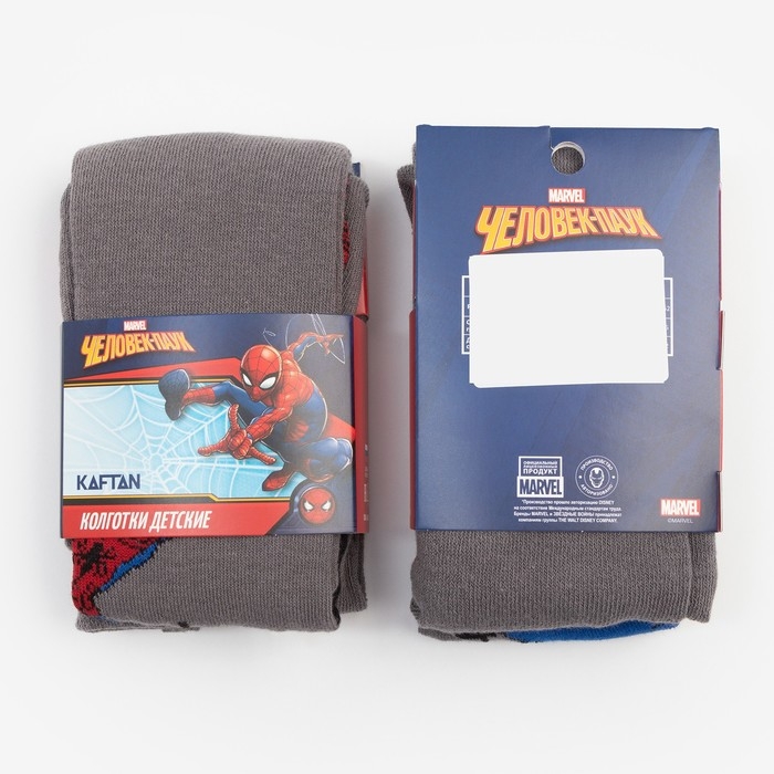 Колготки Марвел «Ночной город», цвет чёрный/серый, 116-122 см Колготки Марвел «Ночной город», цвет чёрный/серый, 116-122 см