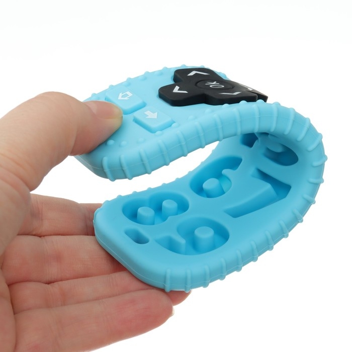 Прорезыватель для зубов &laquo;Пульт детский&raquo;, цвет голубой, размер 16 см, Крошка Я