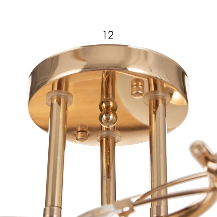 Люстра потолочная Люси 3хE27 40Вт Золото Люстра потолочная Люси 3хE27 40Вт Золото