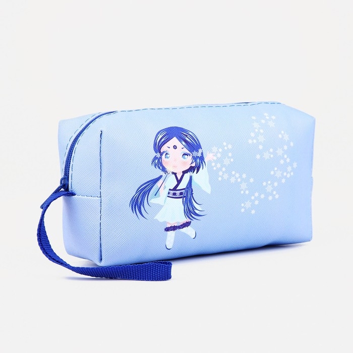 Косметичка на молнии, цвет голубой Косметичка на молнии, цвет голубой