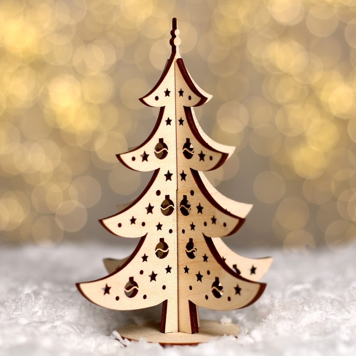 Модель из дерева &laquo;Ёлка сборная №7&raquo;