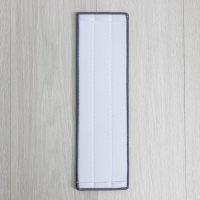 Швабра с отжимом и водосгоном Raccoon, 2 насадки из микрофибры 39&times;12 см, стальная ручка 130 см