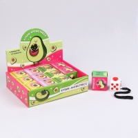 Фиджет кубик антистресс &laquo;Авокадо&raquo;, МИКС, в шоубоксе