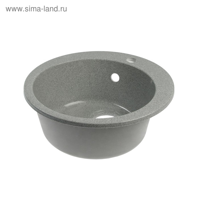 Мойка кухонная из камня MARRBAXX Виктори Z30Q8, d=475мм, темно-серая