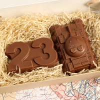 Шоколадные фигурки, 2 в 1 &laquo;23 февраля + Танк&raquo;, 160 г