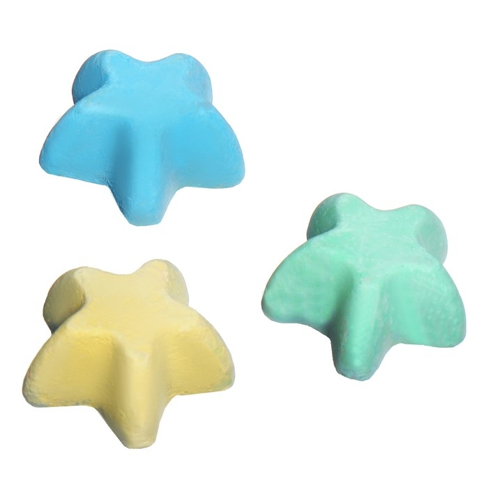 Мелки цветные для асфальта 15 штук Calligrata TOP, в форме звёздочки (3 х 1,3см; 5-7 гр), МИКС Мелки цветные для асфальта 15 штук Calligrata TOP, в форме звёздочки (3 х 1,3см; 5-7 гр), МИКС