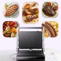 Электрогриль двусторонний КТ-4617 - 2000 Вт