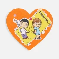 Заготовка из фетра Felt S, оранжевый неон