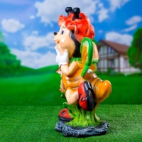 Садовая фигура из полистоуна &laquo;Пчёлка в панамке&raquo;, 49&times;23&times;25 см