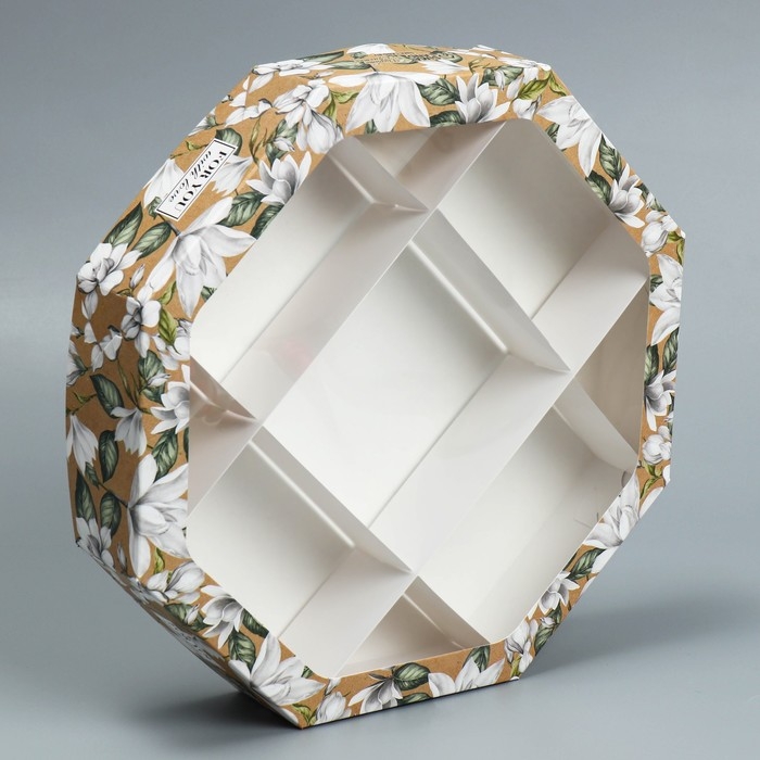 Коробка кондитерская, упаковка, «For you with love», 29 х 29 х 5 см Коробка кондитерская, упаковка, «For you with love», 29 х 29 х 5 см