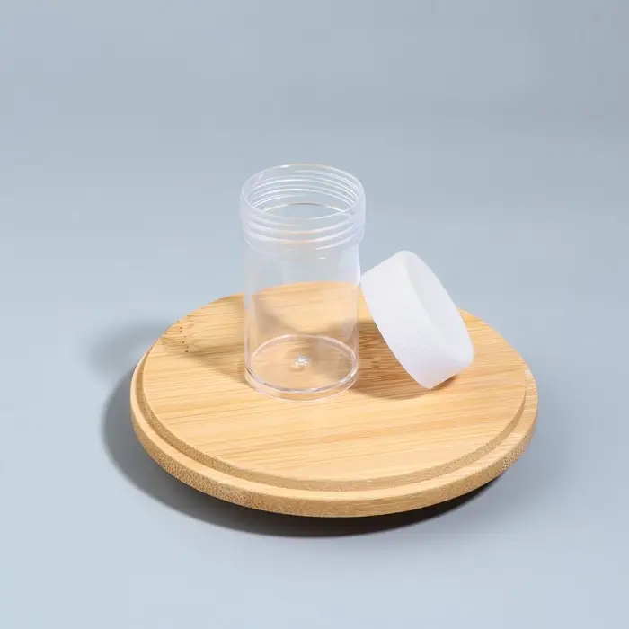 Баночка для хранения, 20 мл, белая, прозрачная