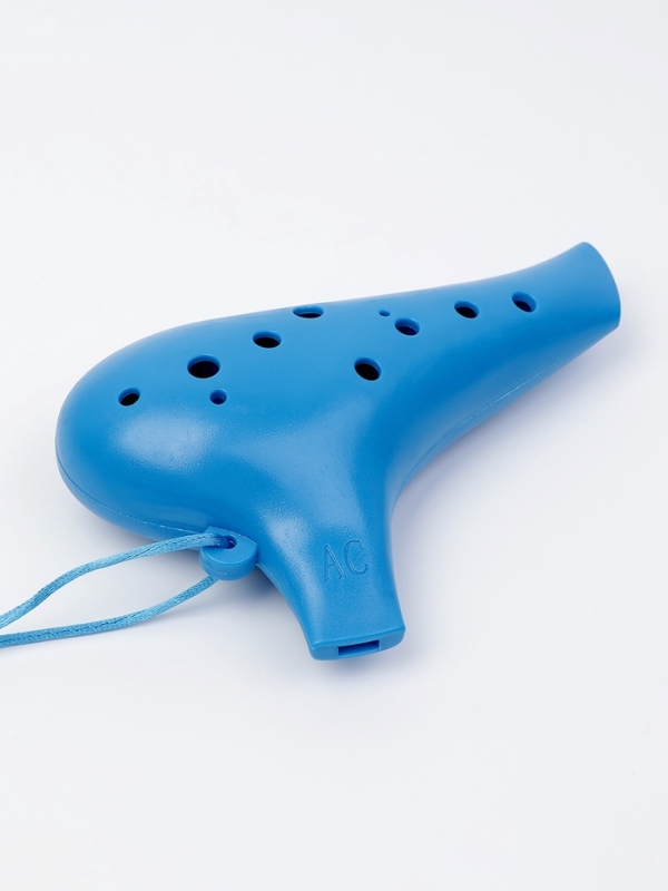 Окарина Music Life 12 отверстий, синяя, 15,5 х 10 х 4,3 см