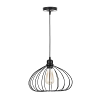 Люстра Вексана Подвес BayerLux цвет таинственный черный 1х40Вт цоколь E27 Люстра Вексана Подвес BayerLux цвет таинственный черный 1х40Вт цоколь E27