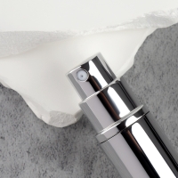 Флакон для парфюма &laquo;Пуля&raquo;, с распылителем, 3 мл, цвет серебристый