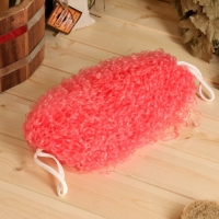 Мочалка банная большая &laquo;Бублик&raquo;, 32 см, МИКС