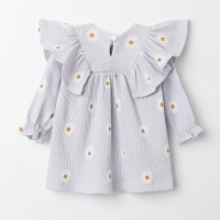 Платье с дл. рукавом Крошка Я Ромашка, рост 74-80 см, серый Платье с дл. рукавом Крошка Я Ромашка, рост 74-80 см, серый