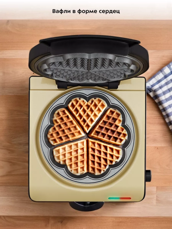Вафельница для венских вафель КТ-3693 - 1000 Вт