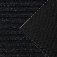 Коврик влаговпитывающий придверный с окантовкой Доляна &laquo;Стандарт&raquo;, 40&times;60 см, цвет чёрный