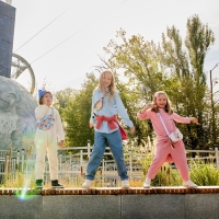 Рубашка для девочки MINAKU цвет светло-голубой, рост 122 см