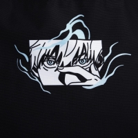 Шопер &laquo;Аниме&raquo; 35х0.5х40 см, отд без молнии, без подклада, чёрный