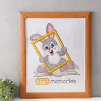 Фоторамка для фото 40х50 см "Luxe Elegance" пластик, бежевый, (пластик экран)