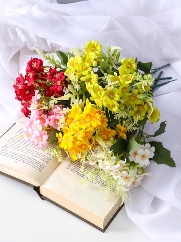 Букет "Пеларгония махровая" 29 см, микс