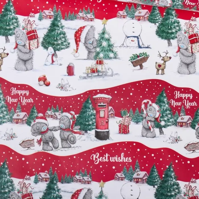 Бумага упаковочная &laquo;С Новым годом!&raquo;, Me To You 70&times;100 см