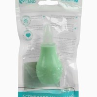 Аспиратор назальный, с колпачком, цвет мятный