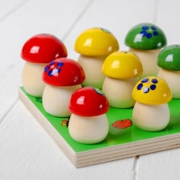 Счётный материал &laquo;Грибочки на полянке&raquo;, набор 9 шт.