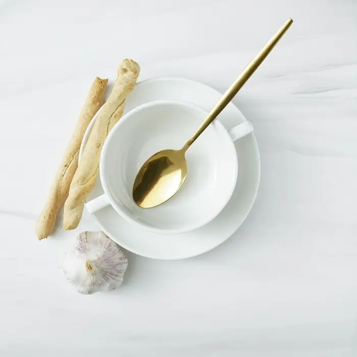 Ложка столовая из нержавеющей стали Magistro &laquo;Блинк&raquo;, длина 22 см, цвет золотой