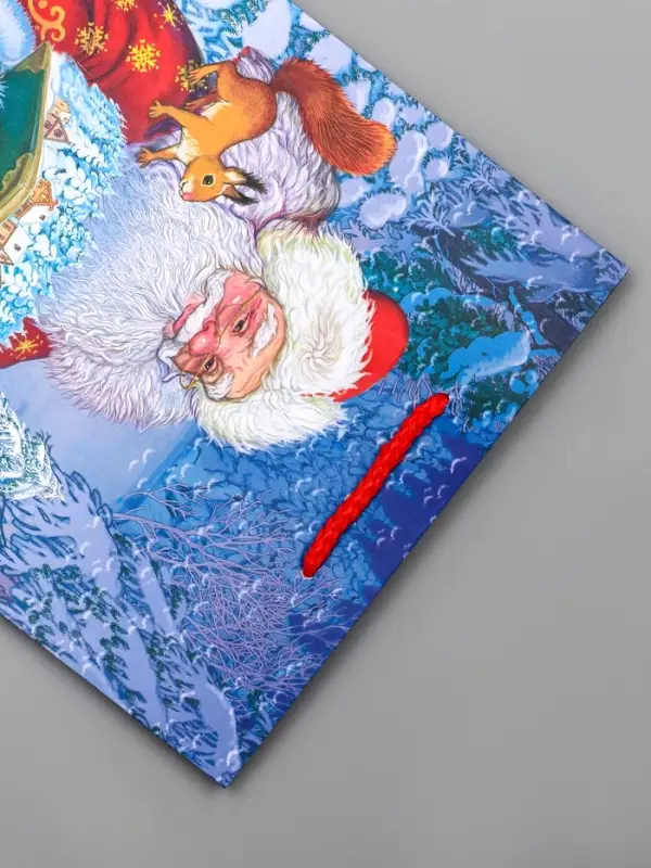 Пакет подарочный новогодний ламинированный, &laquo;Дед мороз&raquo; , 18&times;10&times;22.3 см