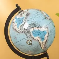 Глобус сувенирный 18х15х25 см, подставка мрамор