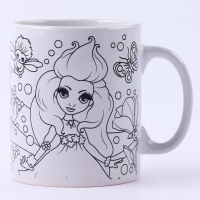 Кружка для росписи, 6 цв. &laquo;Цветочные феи&raquo;