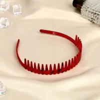 Ободок для волос &laquo;Янтарный свет&raquo;, зиг заг, 2.5 см, МИКС