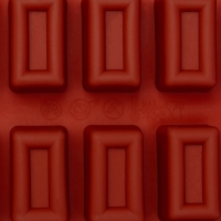 Форма для выпечки Доляна &laquo;Сладости.Батончик&raquo;, силикон, 30&times;17&times;2 см (4&times;2,3&times;2 см), 25 ячеек, цвет коричневый