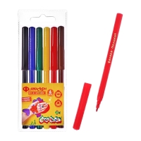 Фломастеры 6 цветов &laquo;Каляка-Маляка&raquo;, вентилируемый колпачок