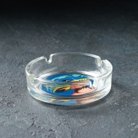 Набор подарочный &laquo;Крепкие напитки&raquo;, стеклянный, 7 предметов: стопка 70 мл, пепельница