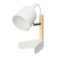 Лампа настольная "Престиж" 1х40Вт Е27 белый 13х12х24см Лампа настольная "Престиж" 1х40Вт Е27 белый 13х12х24см